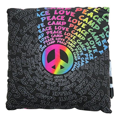Camp Autograph Pillows (Camp peace love black)