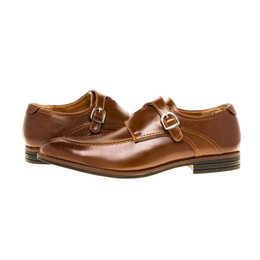 Quentin Ashford Mens Oxford - Reverse Double Monk Straps, Split Moc Toe