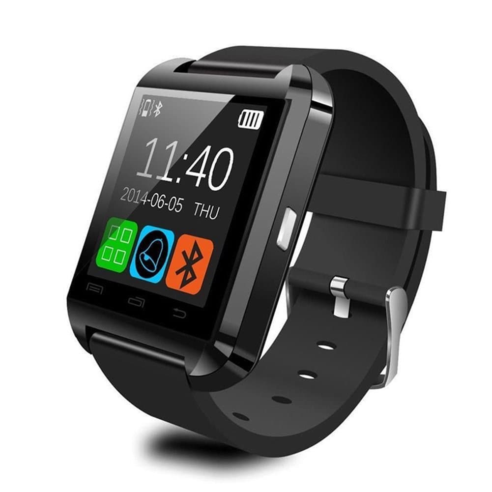 Hlion U8 Bluetooth Smart Watch Wrist Wrap Watch for iOS, Android, Symbian, BlackBerry OS and Windows Phone -Black