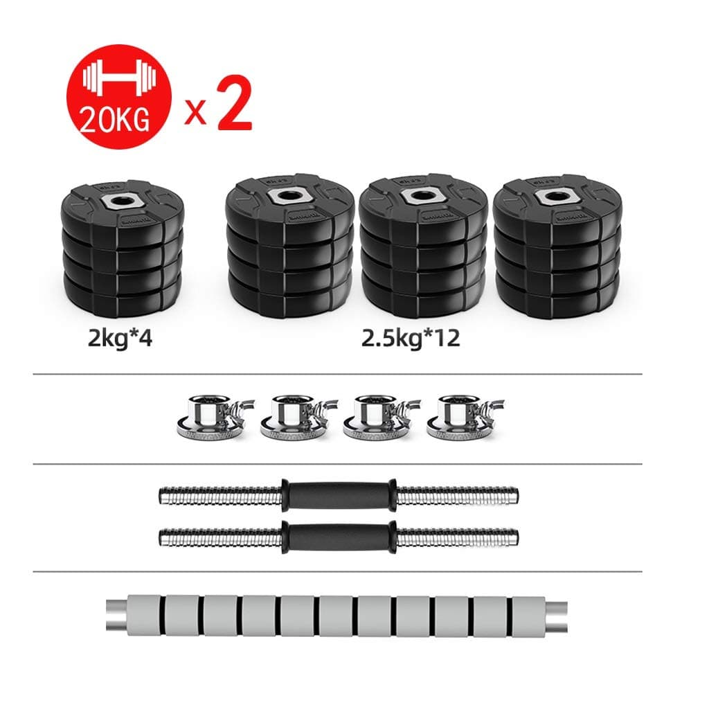 Weights Dumbbells Set Ergonomic Non Slip Comfort Grip Exercise Weights for Bodybuilding Training Workout at Home Work Out