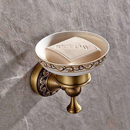 JinRou Unique design style Copper wall-mounted bathroom accessories SOAP dish bathroom ashtray Hotel Continental