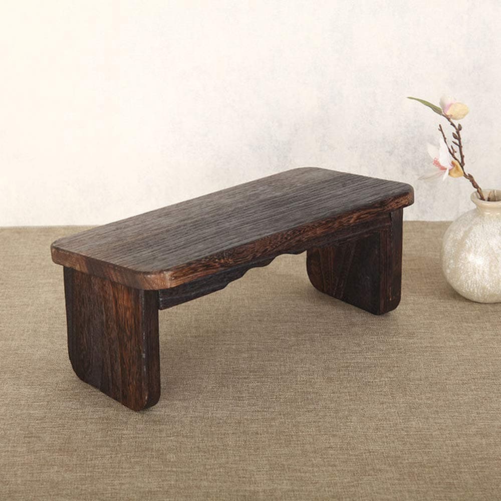 LONGW Folding Legs Portable Meditation Kneeling Bench Solid Wood Ergonomic Seat Zen Bench Stool For Meditations, Yoga, Prayer, Seiza