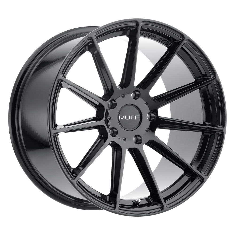 Ruff Racing RS2 Custom Wheel - Gloss Black - 18" x 10", 40 Offset, 5x114.3 Bolt Pattern, 76.1mm Hub
