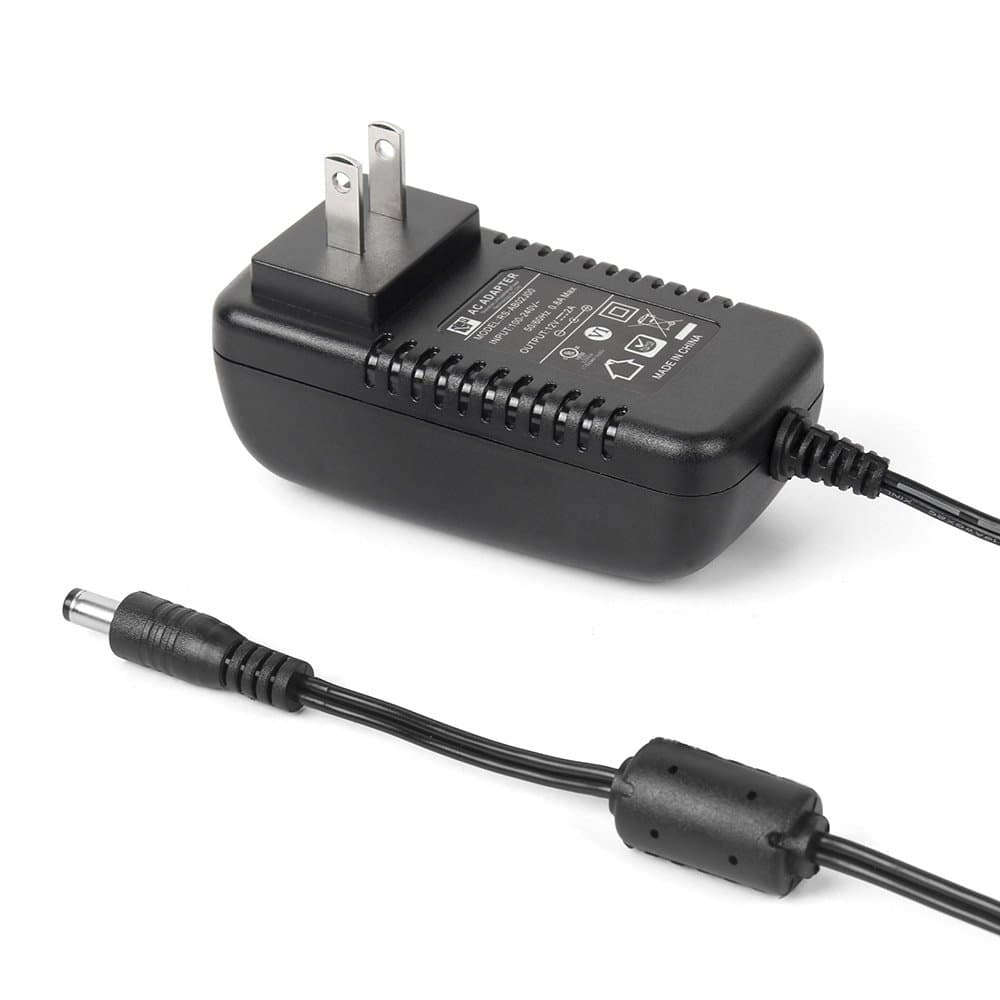 Unitek [UL Certified] 12 Volt 2 Amp Power Adapter, AC to DC, 2.5mm X 5.5mm Plug, Supply Wall Plug for Hard Drive Adapter, SATA Cable