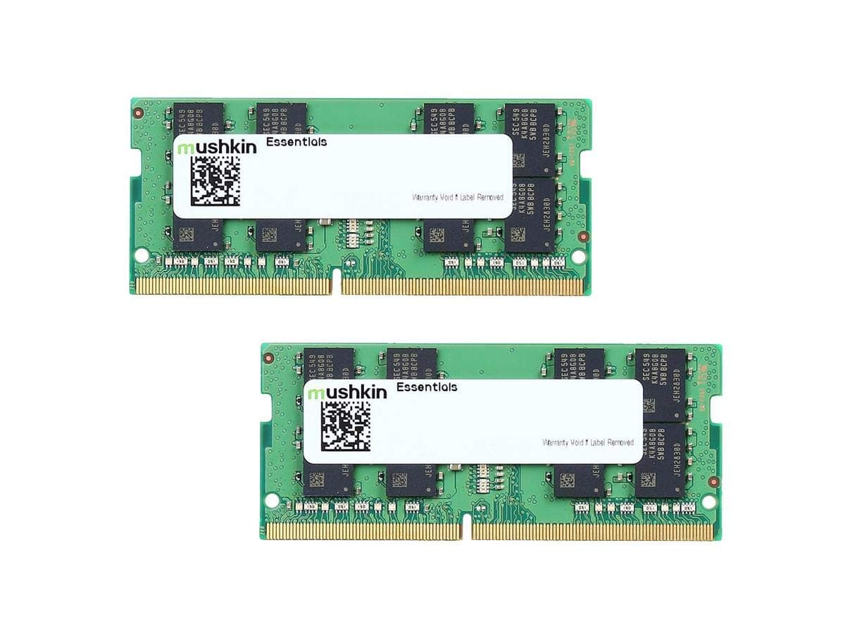 MushkinEssentials module de mémoire 64 Go 2 x 32 Go DDR4 2666 MHz