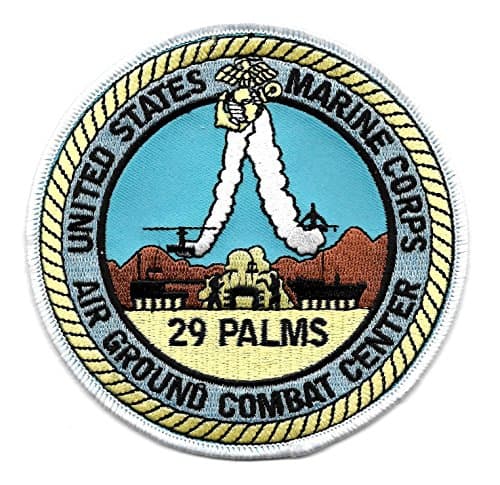 US Marine Corps 29 Palms Combat Center Military Patch