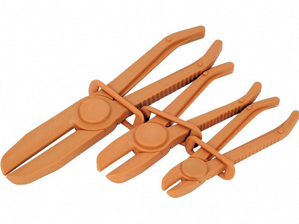 3 Pc Pipe Clamp Plier Set Flexible Hose Clamp Pliers Tool