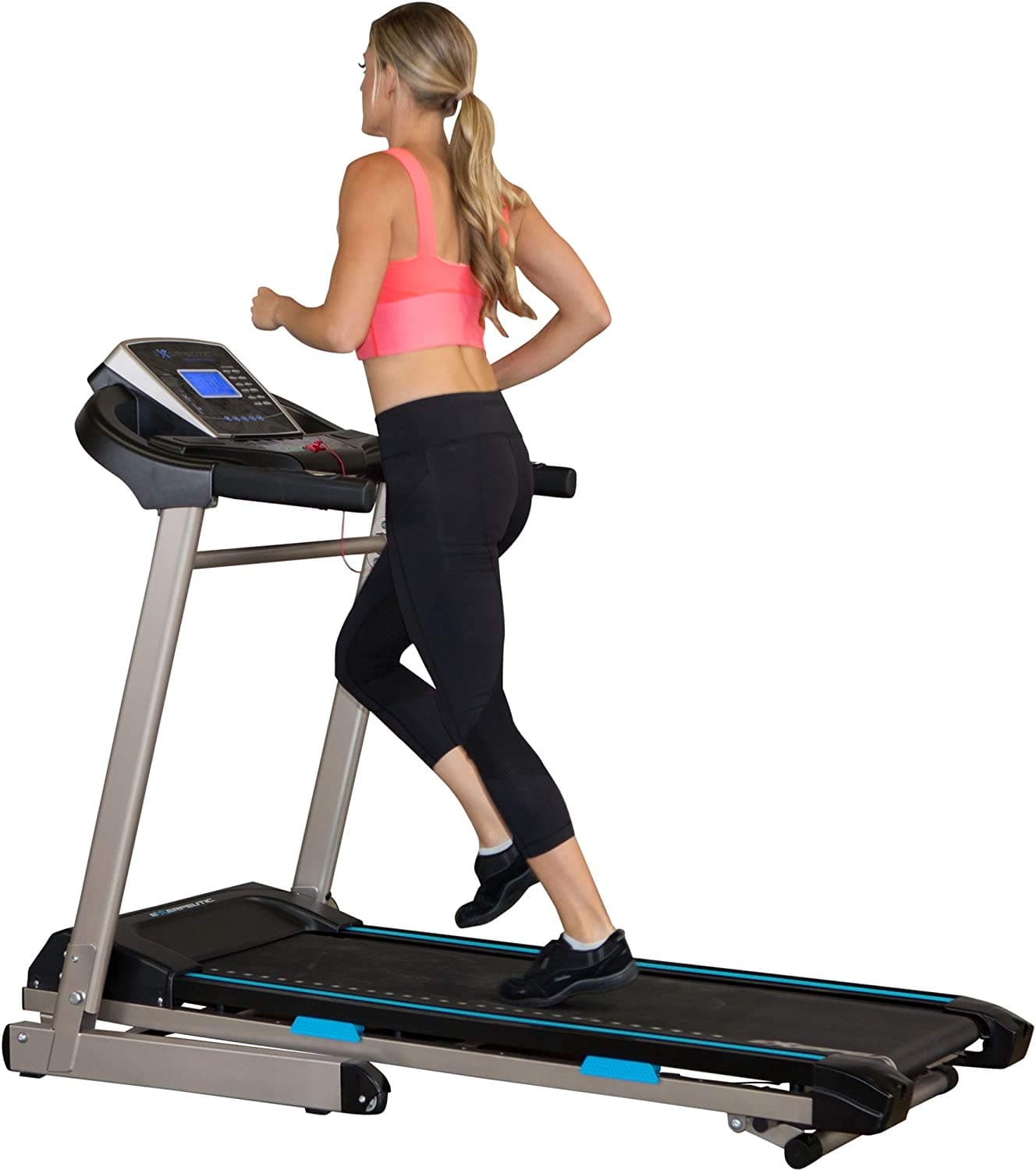 travel Bluetooth Smart Technology Electric Foldable Treadmill with Free App and Extended Belt Size