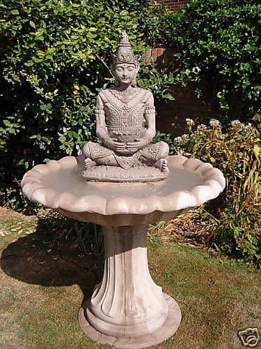 large tall buddha fountain