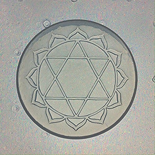 Flexible Resin Mold Heart Chakra 2" x 1/4" Deep