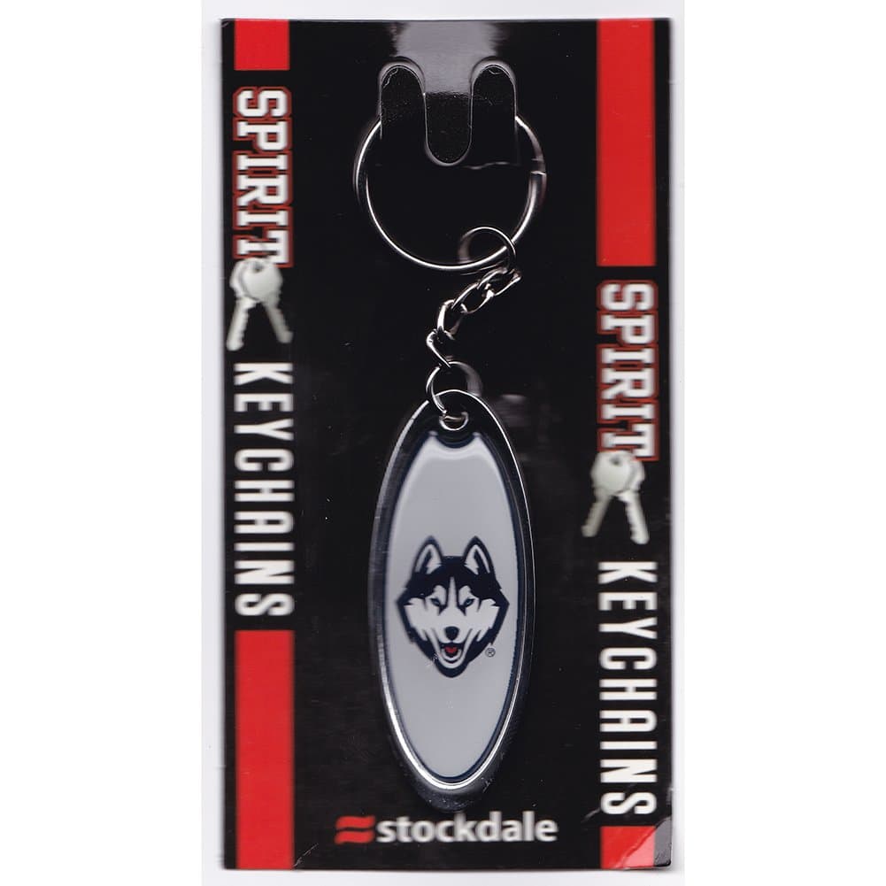 Stockdale Uconn Huskies Key Chain - Chrome