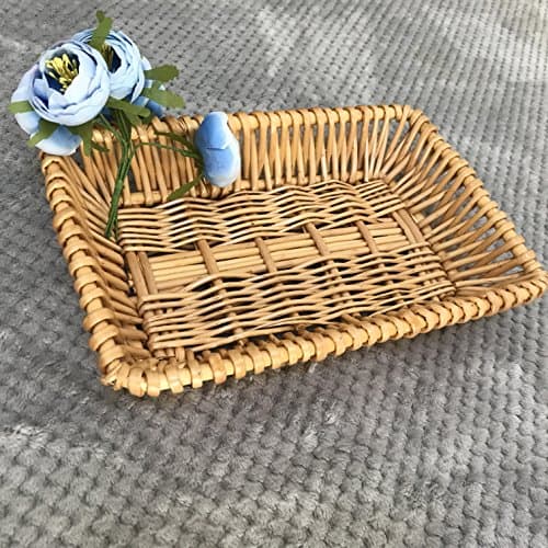Ecaiba Woven Bread Roll Baskets, Fruit basket, Food Serving Baskets, Basket, Restaurant Quality.