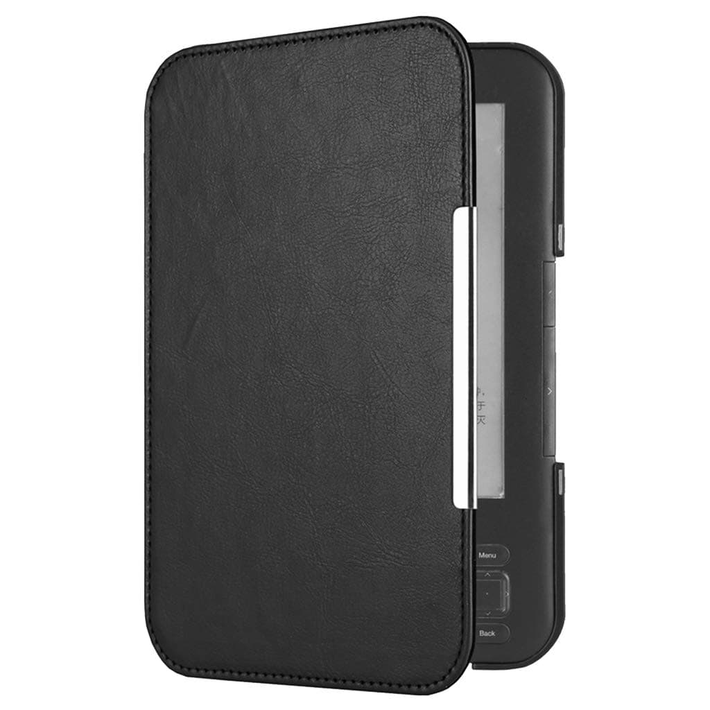 Slim Leather Protector Pouch Case Cover for Kindle Keyboard/Kindle 3 (Black)