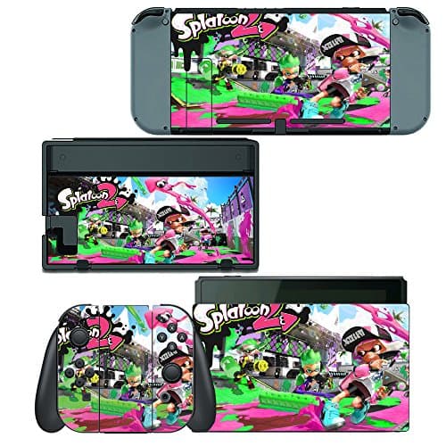 Decals Plus Skin Cover Sticker Wrap for Nintendo Switch Console Joy-Con and Dock