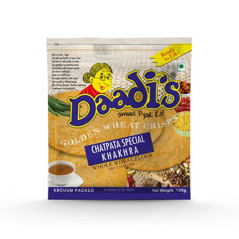 Daadi's Chatpata Special Khakhra, 180g