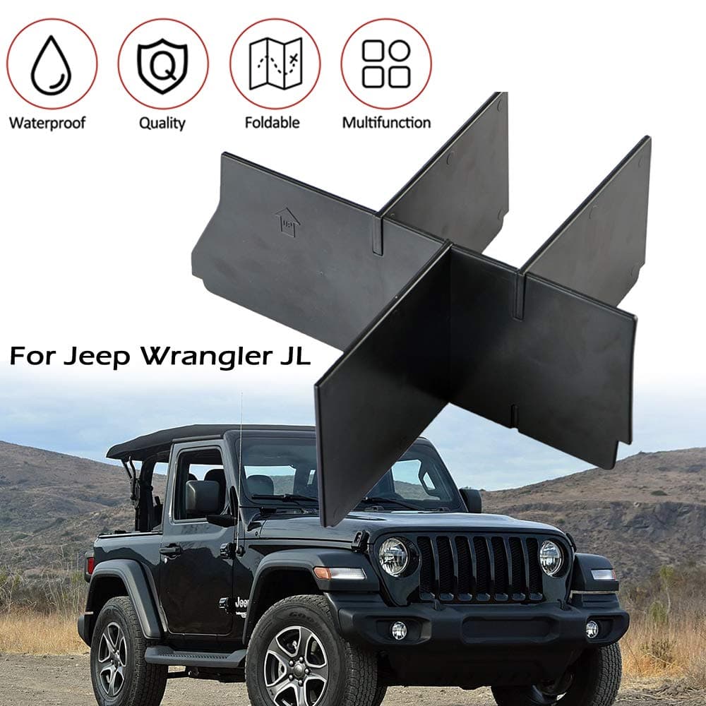 omotor JL Gladiator JT Insert Divider Center Console Organizer Tray for Jeep Wrangler JL JLU 2018-2020 Jeep Gladiator JT 2020