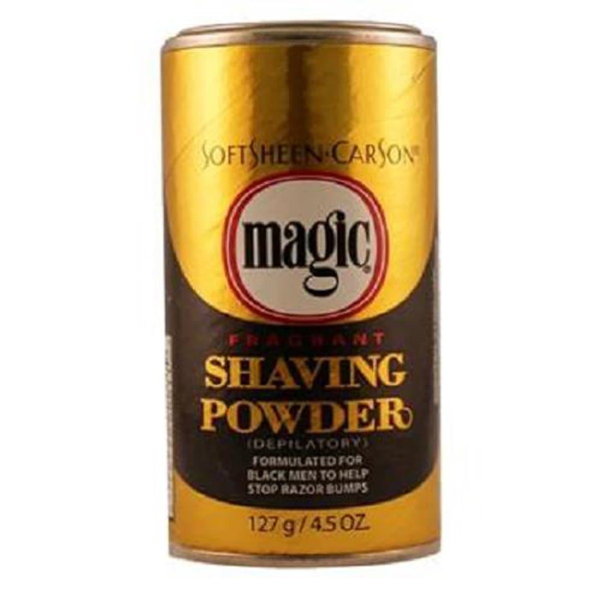 Magic, Shaving Powder Fragrant - Gold, 4.5-oz, Count 1 - Soap/Body Wash/Shaving Creams