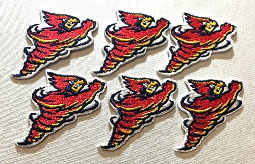 6 Iowa State Cyclones Embroidered Iron on Patch Set, sew on patches Ships from USA Lot