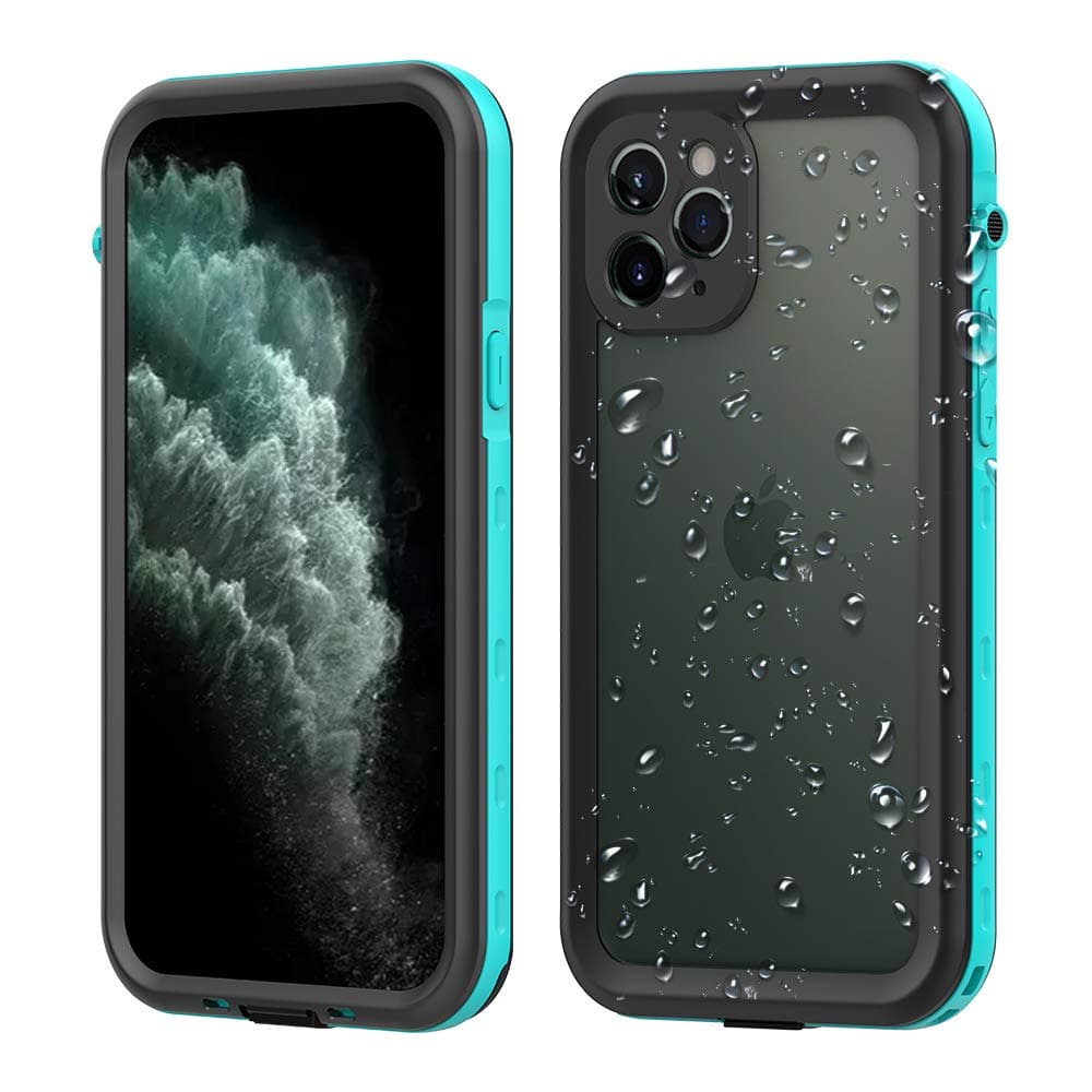DOOGE iPhone 11 Pro Max Waterproof Case IP68 Certified Underwater Full-Body Protective Shockproof Dropproof Scratchproof Clear Case with Built-in Screen Protector for Apple iPhone 11 Pro Max 6.5Inch
