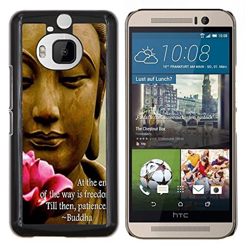 God Garden - FOR HTC One M9+ / M9 PLUS - Buddha - Case Cover Protection Design Ultra Slim Snap on Hard Plastic