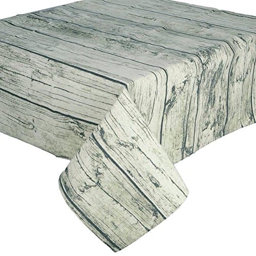 Bluestarstar Rectangle Tablecloth, Retro Wood Decoration Table Cloth for Dining Table, Coffee Shop, Restaurant, Outdoor Picnic and Photography Background Cloth (100x140cm)
