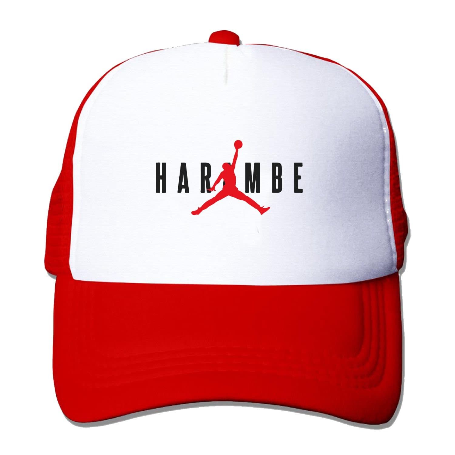 Feruch Harambe X Jordan mesh hats Black Red