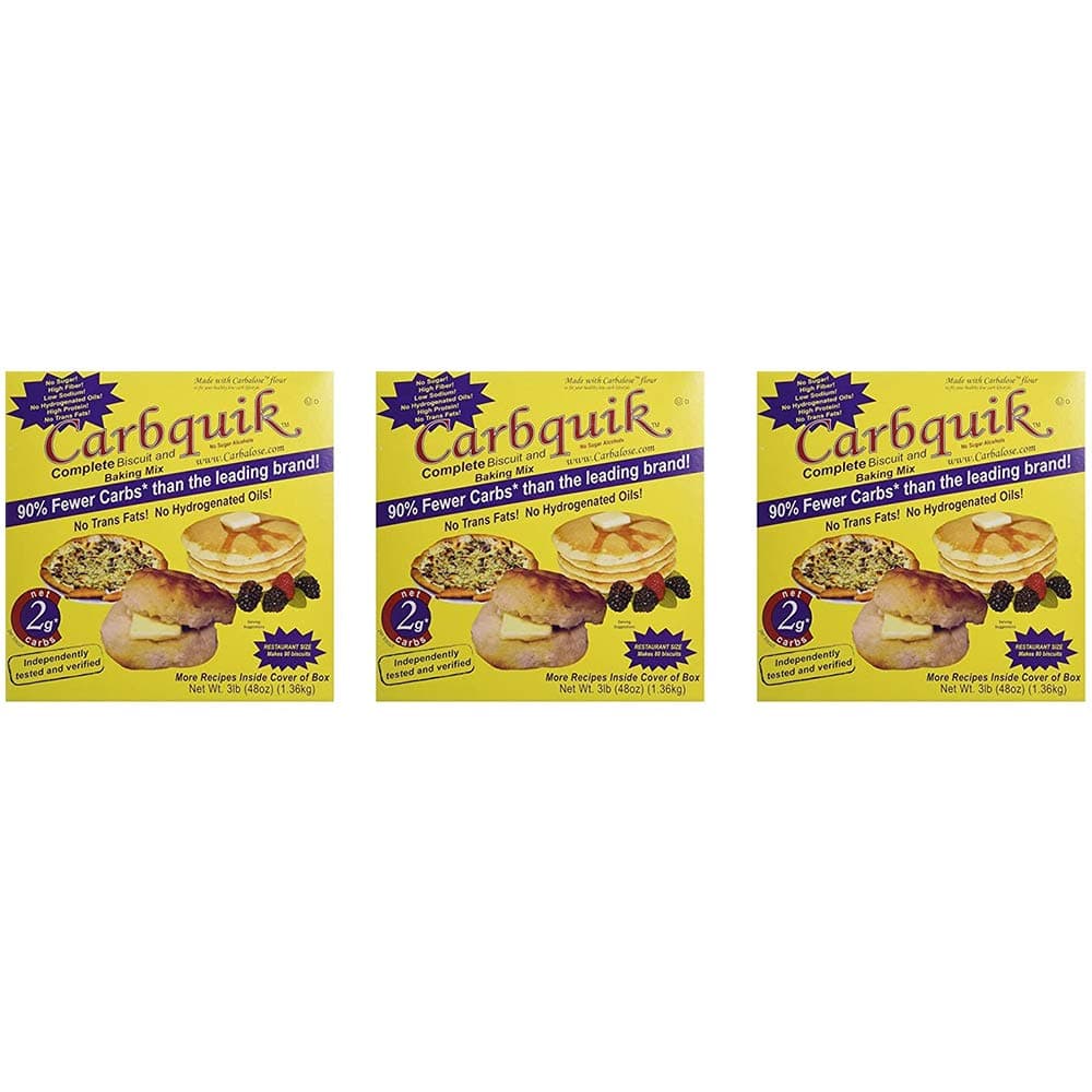 Carbquik Baking Biscuit Mix, jwlThp 3 Pack (3 lb. box)