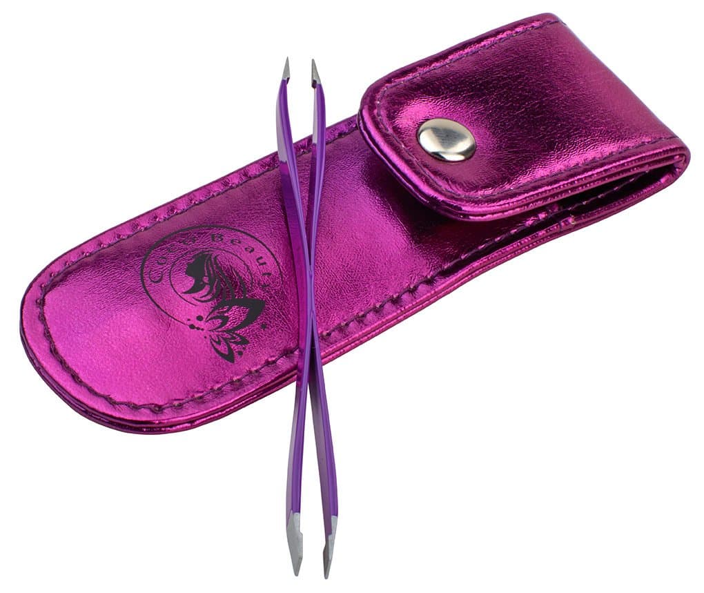 High Quality Double Function and Stylish Case/Stainless Steel Tweezers with Certificate SGS/Coco Beauty Eyebrow Tweezers