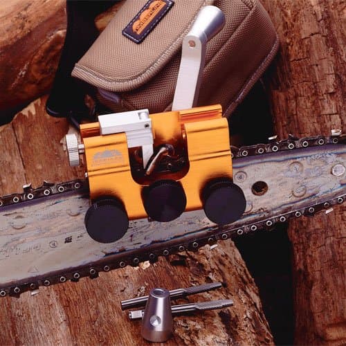 Garrett Wade Manual Chainsaw Sharpener (Pitch A, 7/32 Cutter) -Professional Quality Made in the USA
