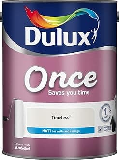 Dulux 5190986 Once Matt Emulsion Paint, Timeless