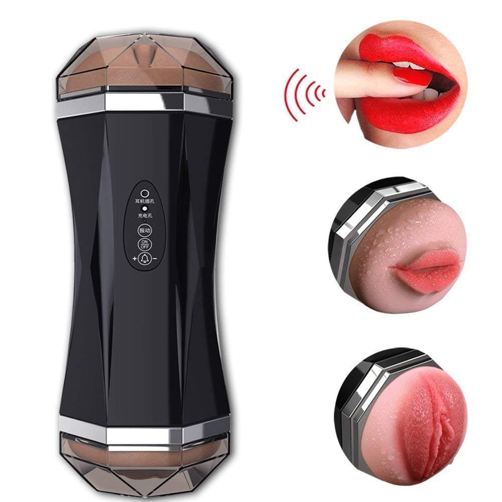 Adullt Toy for Man Pleasure USB Rechargeable Automatic Piston Telescopic Rotation Handsfree 5 Modes 10 Speeds Sleeve Stroker Men Oral S(exy Toy for Male, Electric Sexy Underwear Device for Men