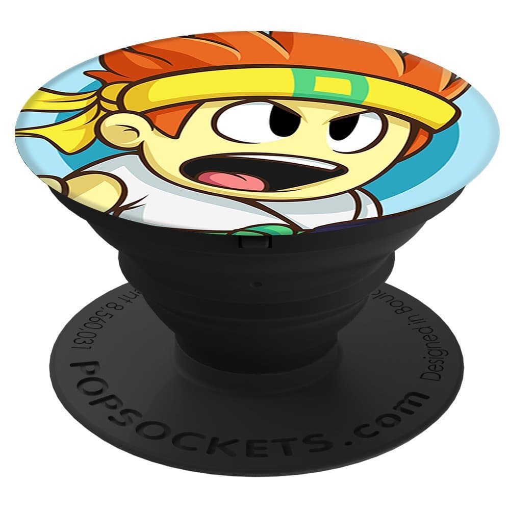 Halfbrick Dan the Man PopSockets Stand for Smartphones & Tablets - Black [Amazon Exclusive]