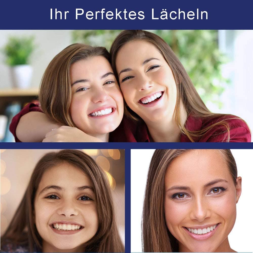 Instant Smile Veneers Upper Lower Snap on Cosmetic Teeth Makeover Set Secure Confident Smile False Tooth Replacement