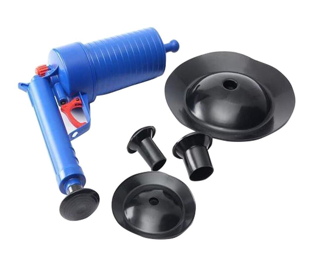 Air Pressure Drain Pump Pipe Dredge Tools with 4 Suckers for Toilet Bathtub Kitchen Basin