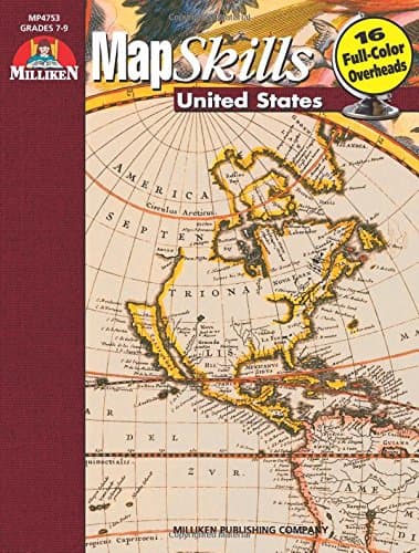 Map Skills, United States: Grades 7, 8, 9