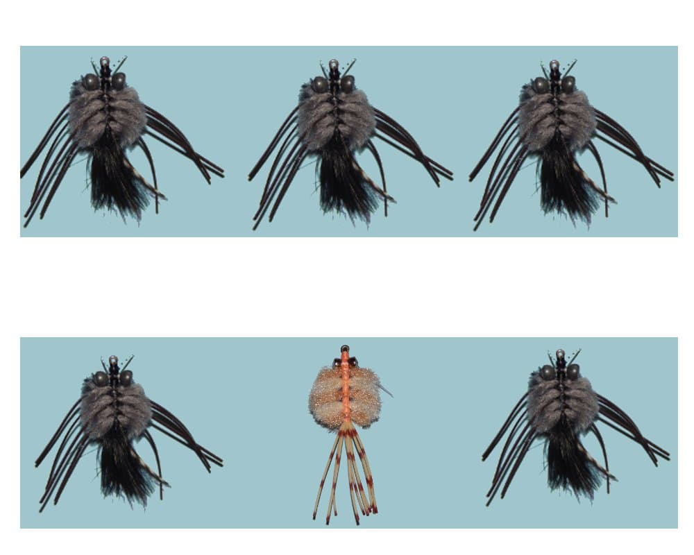 Crab Flies Assortment 6 Piece