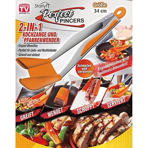 Starlyf® Perfect Pincers 2 in 1 Cooking, Spatula – Original from the TV Advertisement