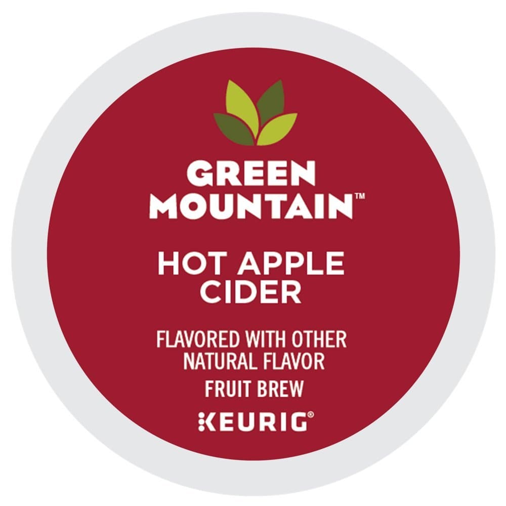 Green Mountain Hot Apple Cider, Single Serve Cider K Cup Pods for Keurig Brewers, 30 Count
