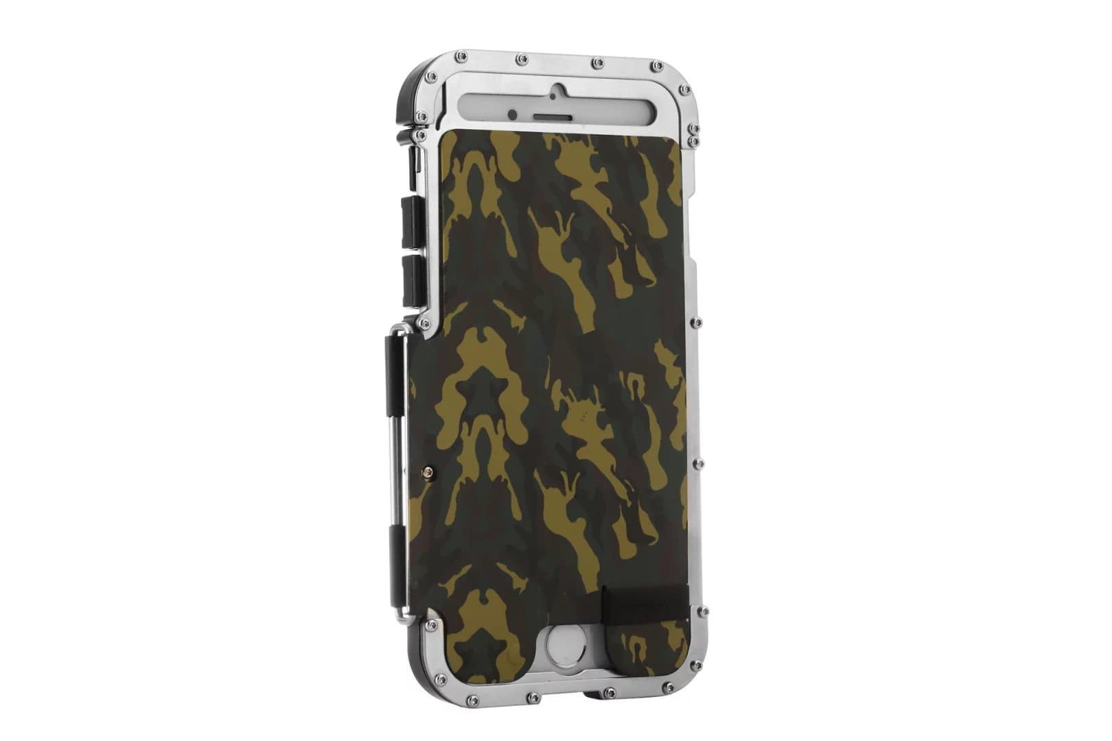 iPhone 7 Case,iPhone 8 Case,ARMOR KING Outdoor Dropproof Shockproof Stainless Steel Heavy Duty Clamshell Flip Cover for Apple iPhone 7 8(Camouflage)