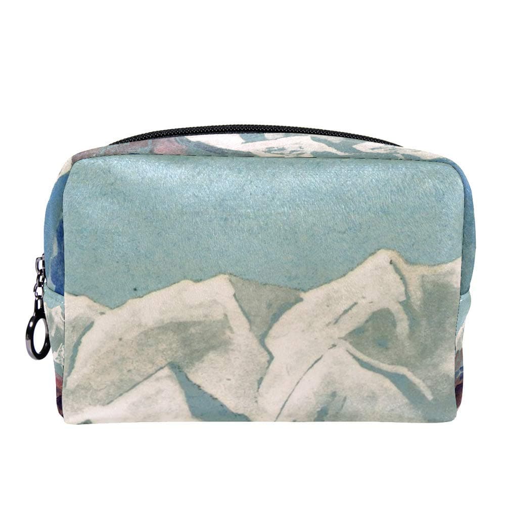 Nicholas Roerich Himalayas Make Up Cosmetics Pouch Bag Case Multifunction Portable Toiletry Organizer for Travel Makeup Utensils
