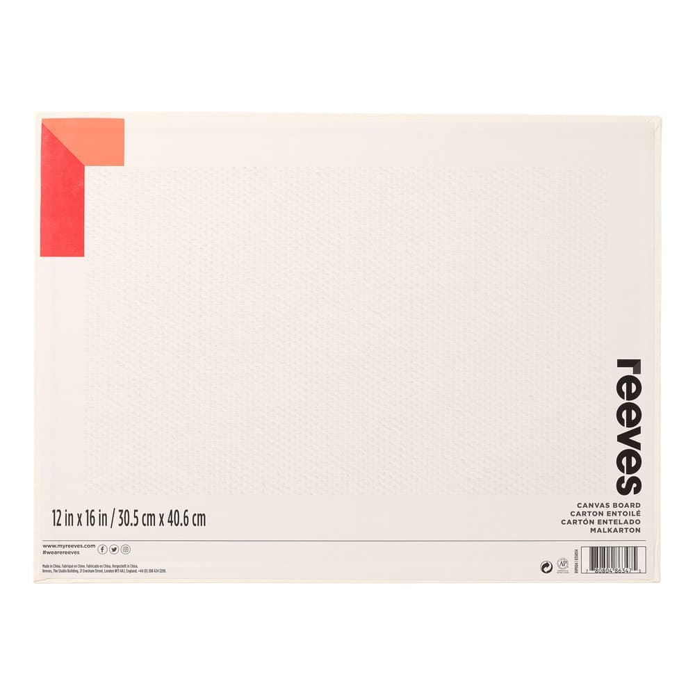 Reeves Canvas Board, 12 x 16 Inches
