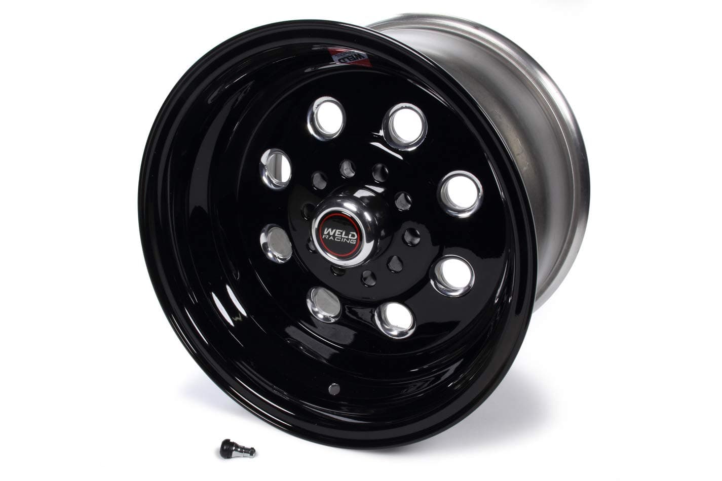 Wheel, Draglite, 15 x 10 in, 4.500 in Backspace, 5 x 4.50/5 x 4.75 in Bolt Pattern, Aluminum, Black, Each