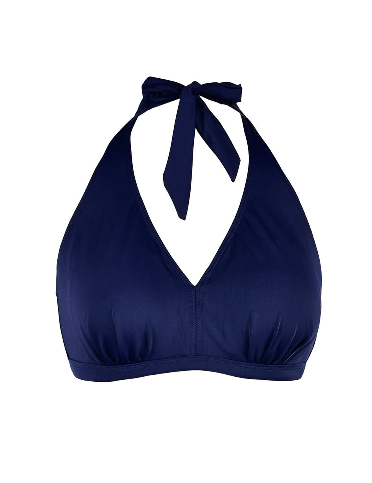 Women's Solid Color Halter Bikini Top