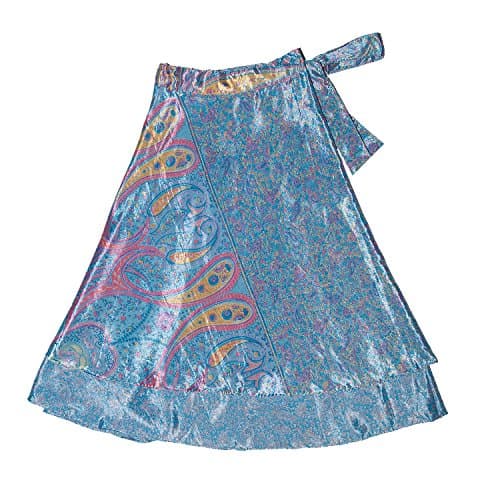 Magic Skirt - [Premium Selection] - 3/4 Length Silk Blend Convertible Wrap Skirt (A860)