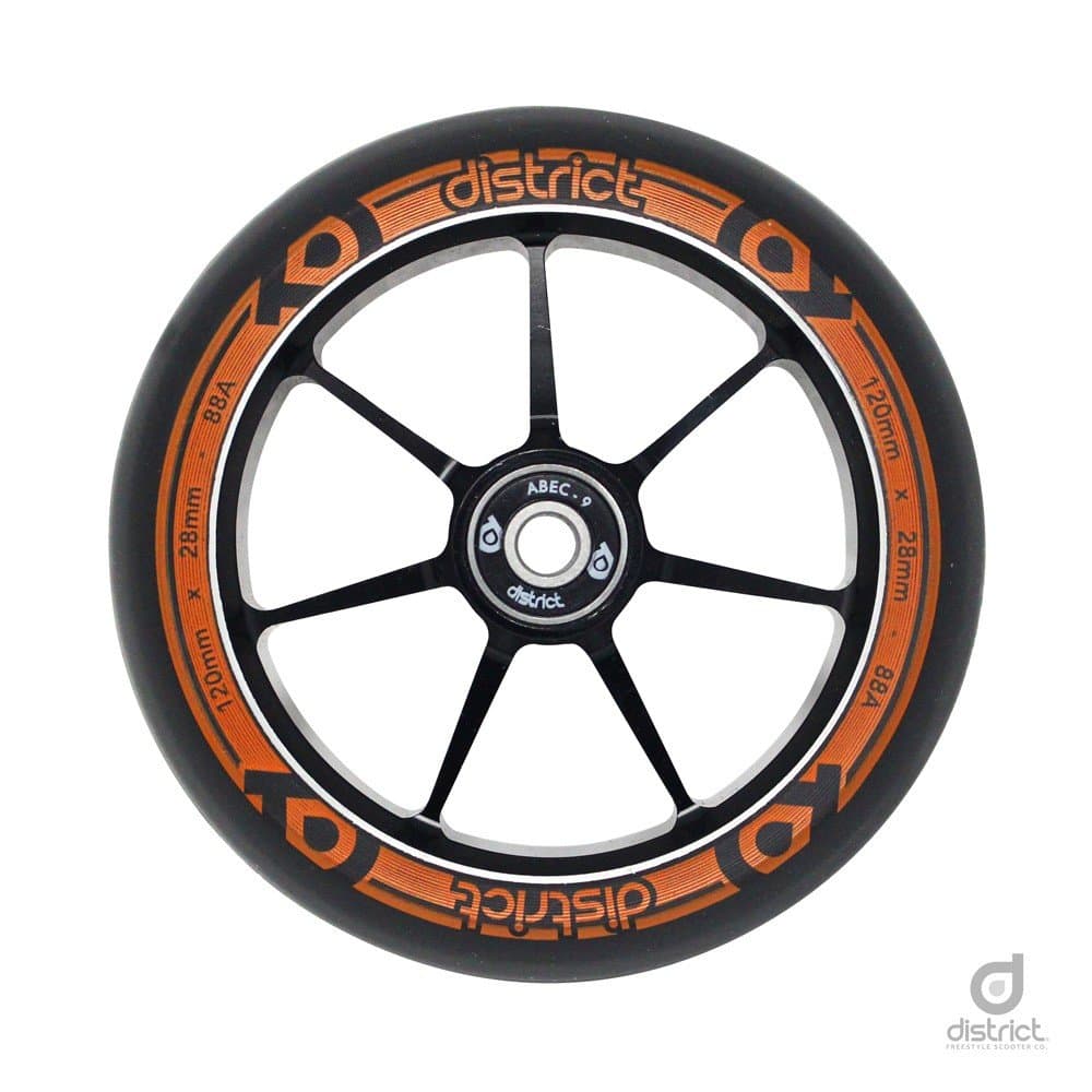 District Scooters Dual Width Core 28mm Wheel - 110mm/120mm