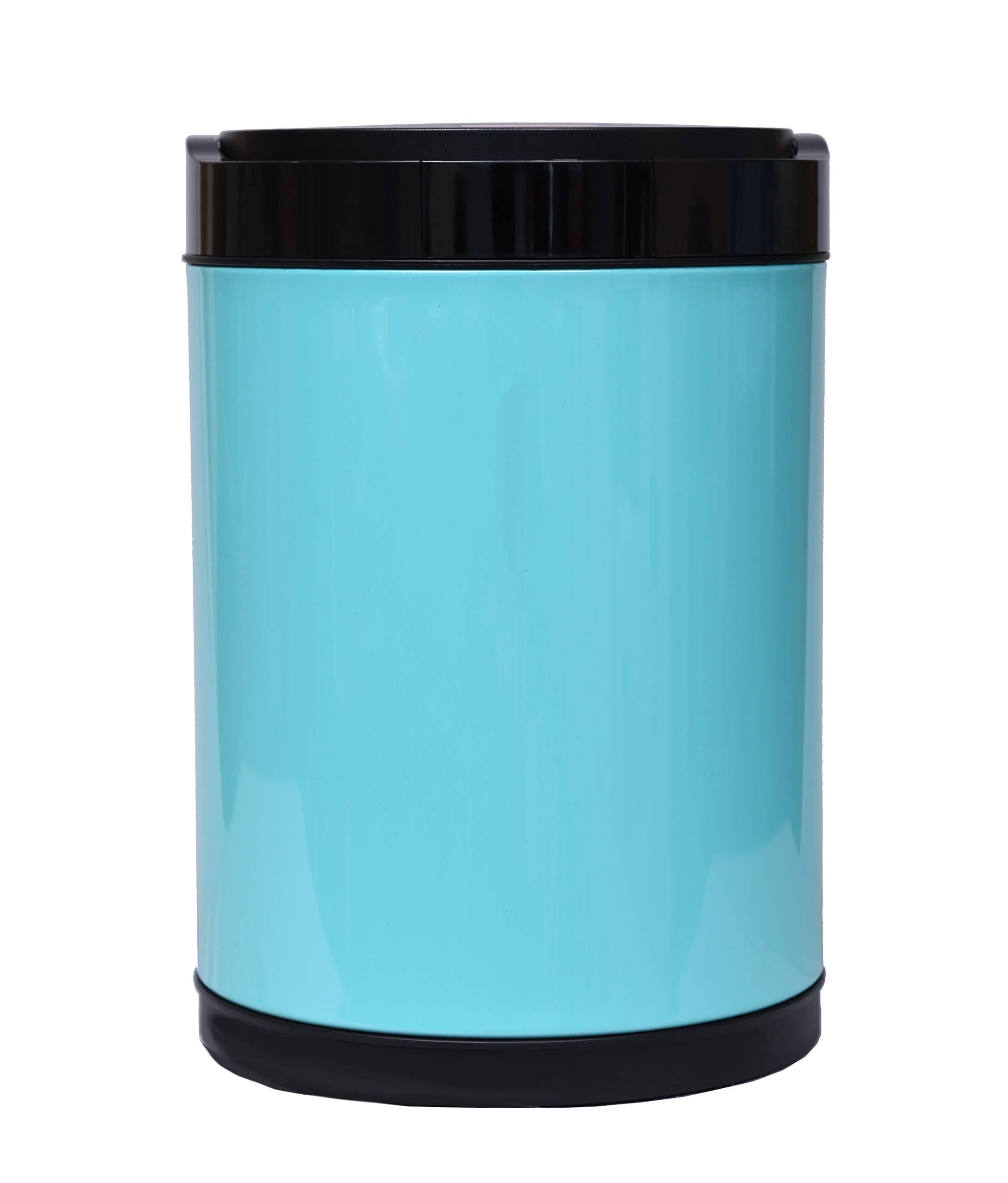 Sell Street, Automatic Touch/Touchless Motion Sensor Stainless Steel Trash Bin,Removable Inner Bucket, Soft and Silent Open and Close, Tiffany Blue, 12Litre
