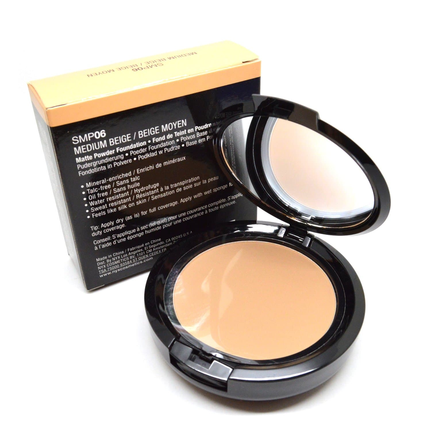 Stay Matte But Not Flat Powder Foundation HD STUDIO 0.26 oz. 7.5g (SMP06 : MEDIUM BEIGE)