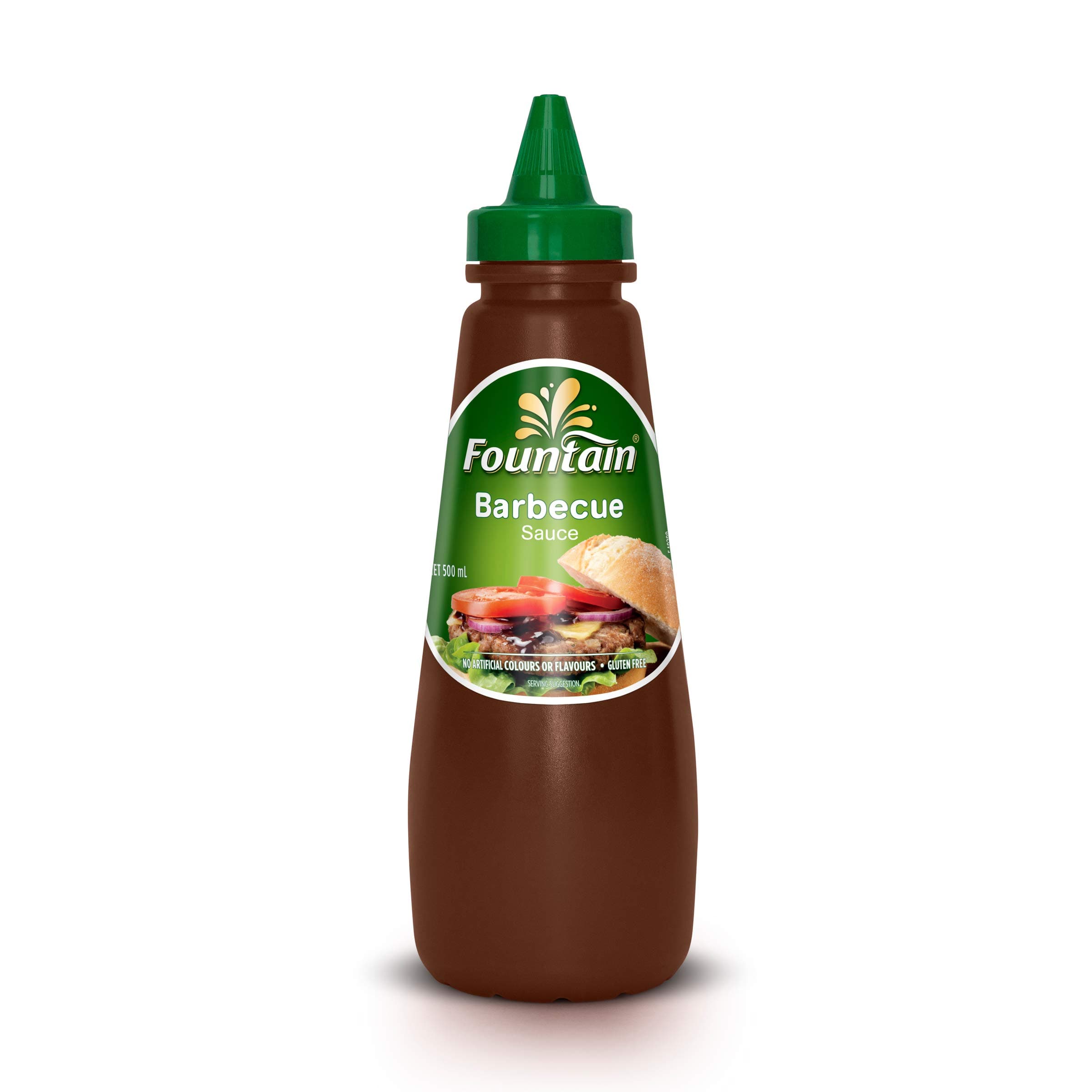 Fountain Sauce Squeeze Bbq 500ml