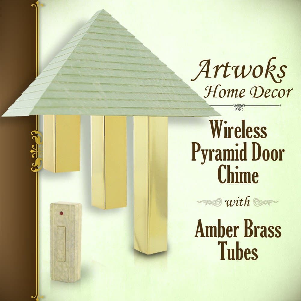 Artworks Home DÃcor Wireless Pyramid Door Chime