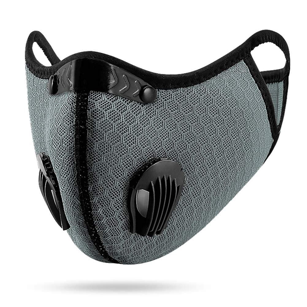 Reusable Dustproof M-as-k with Exhalation Valve,Air Purifying M as k, Dust M as k PM2.5 Windproof Foggy Haze Pollution Respirator (Style-06)